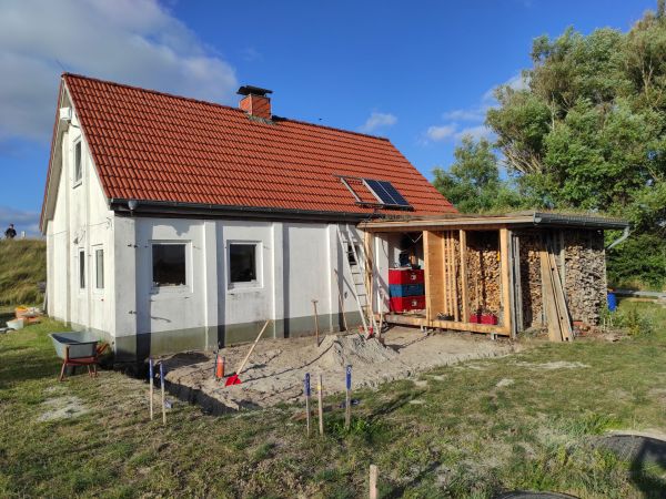 Holzrahmenbau auf Mellum