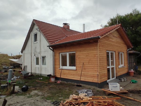 Holzrahmenbau auf Mellum