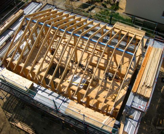 Holzfreunde aus Oldenburg - Holzrahmenbau - Baustelle